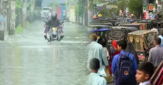 বগুড়ায় ড্রেনেজ ব্যবস্থার বেহাল দশা; জলাবদ্ধতা-যানজটের ভোগান্তিতে নগরবাসী